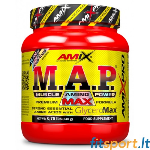 AmixPro M.A.P.® ar GlyceroMax® 340 g (neaizstājamās aminoskābes ar glicerīnu) 